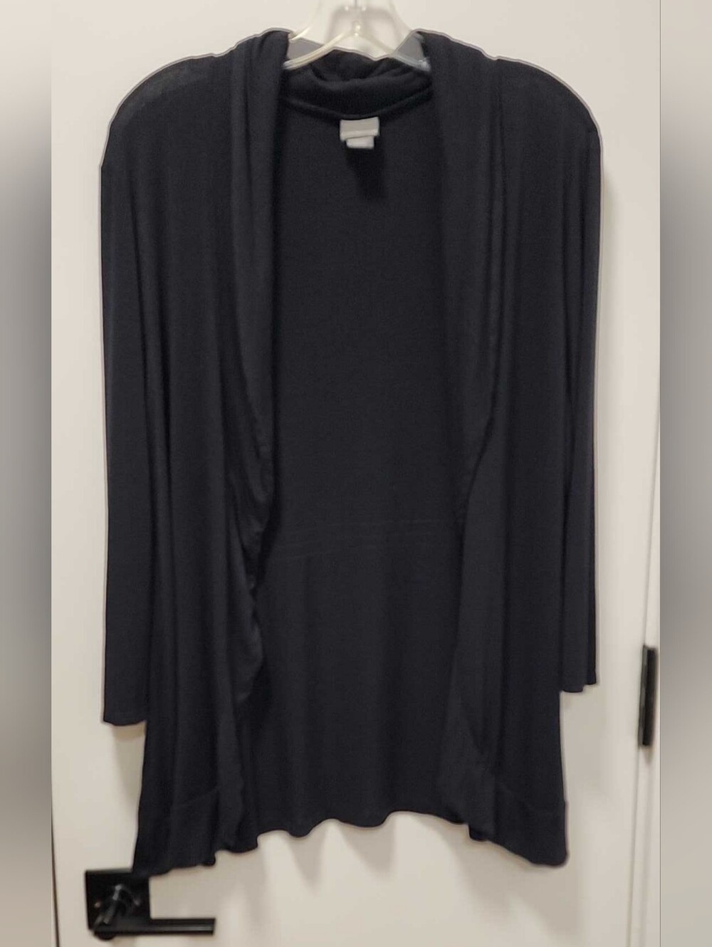 Covington Black Lightweight Open Cardigan